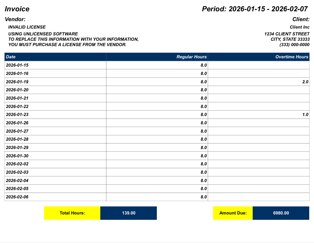 Contractor Billing Software